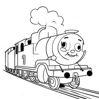 Emily From Thomas The Train Coloring Pages