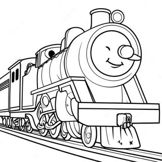 Coloring Pages Trains