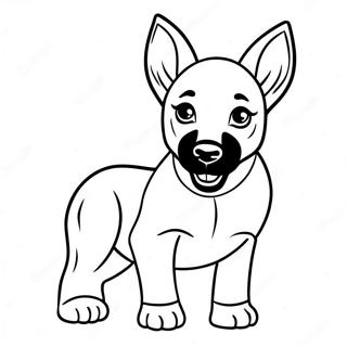 Belgian Malinois Coloring Pages