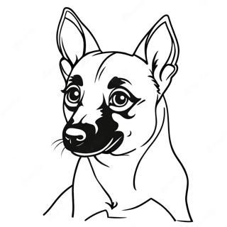 Belgian Malinois Puppy Coloring Page 72382-57990