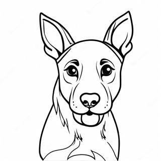 Belgian Malinois Puppy Coloring Page 72382-57991