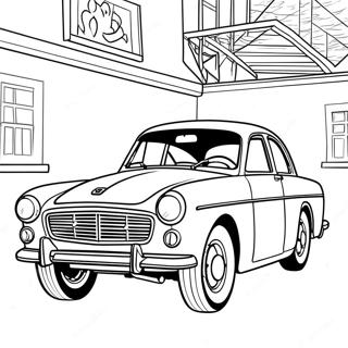 Classic Volvo Car Coloring Page 72403-58013