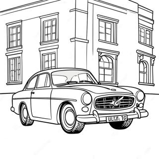 Classic Volvo Car Coloring Page 72403-58015