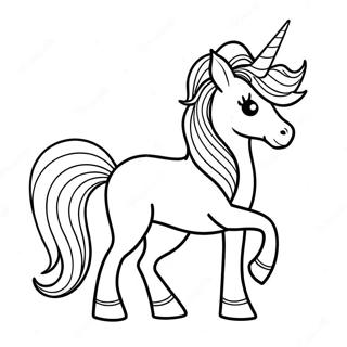 Unicorn Horn Coloring Pages