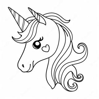 Unicorn Horn Coloring Page 72412-58020