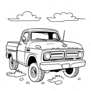 Pickup Truck Coloring Page 72442-58039