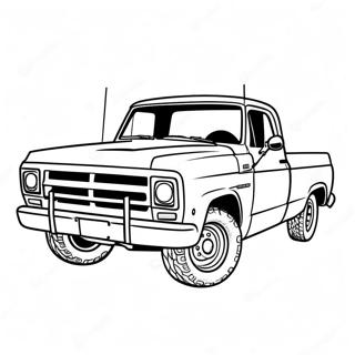 Pickup Truck Coloring Page 72442-58040