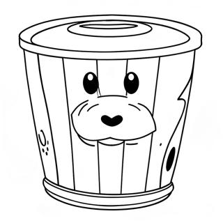 Trash Can Coloring Page 72452-58054