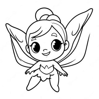 Tinker Bell With Sparkling Wings Coloring Page 72473-58069