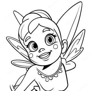 Tinker Bell With Sparkling Wings Coloring Page 72473-58070