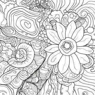 Colorful Nebula Galaxy Coloring Page 7247-5886