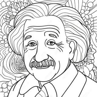 Albert Einstein Coloring Pages