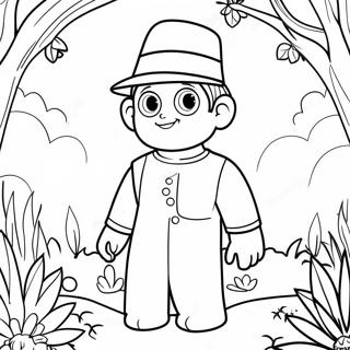 Garten Of Banban Chapter 3 Main Character Coloring Page 72492-58082