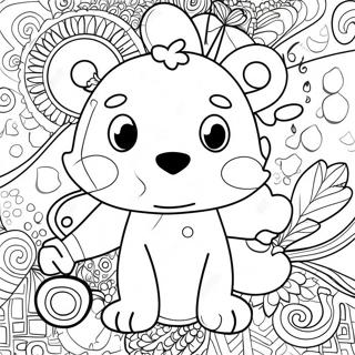 Flippy Coloring Page With Fun Shapes And Patterns 72503-58093