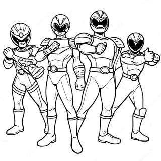 Power Rangers Megaforce Coloring Pages