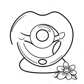 Pacifier Coloring Page 72522-58109