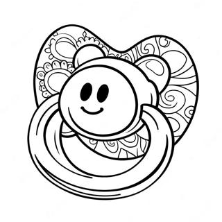 Pacifier Coloring Page 72522-58110