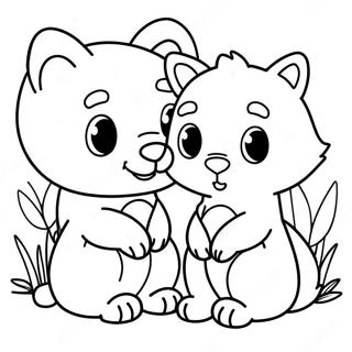 Cute Animals For Two Year Olds Coloring Page 72543-58126