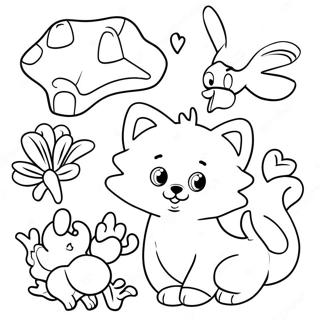 Cute Animals For Two Year Olds Coloring Page 72543-58128