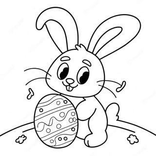 Fun Easter Bunny Math Coloring Page 72583-58160