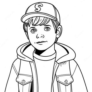 Stranger Things Robin Coloring Pages