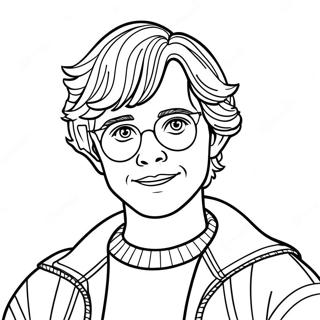 Stranger Things Robin Character Coloring Page 72612-58174