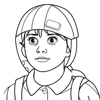 Stranger Things Robin Character Coloring Page 72612-58176