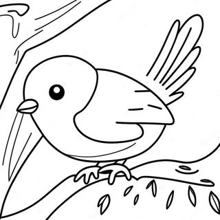 Robin In Upside Down Coloring Page 72613-58177