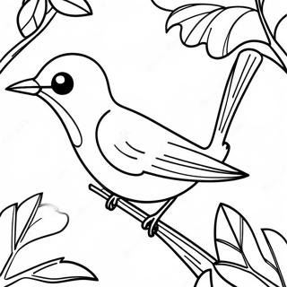 Robin In Upside Down Coloring Page 72613-58178