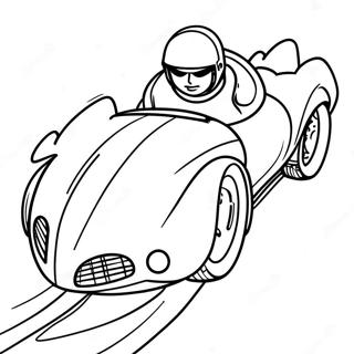 Speed Racer Coloring Pages