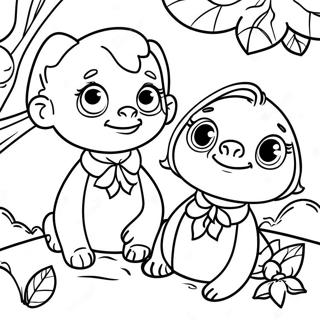 Ivy And Bean Adventure Coloring Page 72633-58197