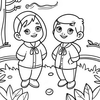 Ivy And Bean Adventure Coloring Page 72633-58200