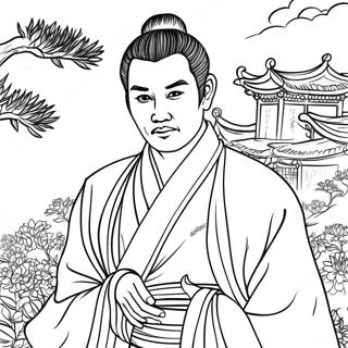 Hu Tao Coloring Page 72702-58249