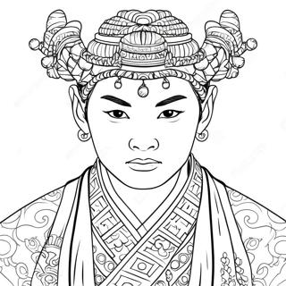 Hu Tao Coloring Page 72702-58251