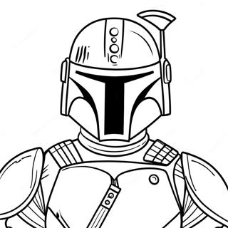 Jango Fett In Battle Armor Coloring Page 72733-58278