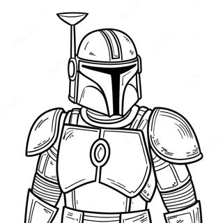 Jango Fett In Battle Armor Coloring Page 72733-58279