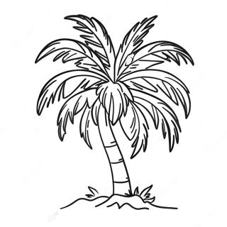 Palm Coloring Pages