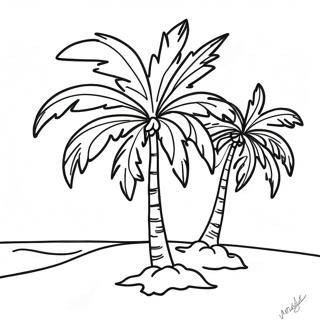 Palm Tree Coloring Page 72752-58294