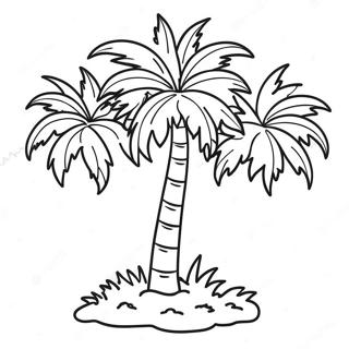 Palm Tree Coloring Page 72752-58295