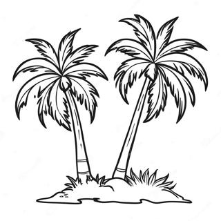 Palm Tree Coloring Page 72752-58296