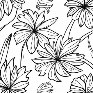 Tropical Palm Leaves Coloring Page 72753-58292