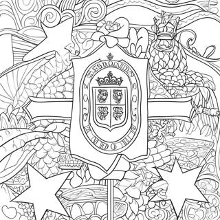 England Flag Coloring Page 72782-58316