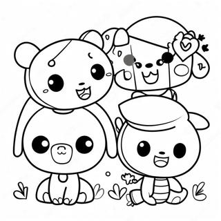 Cute Tokidoki Characters Coloring Page 72793-58325