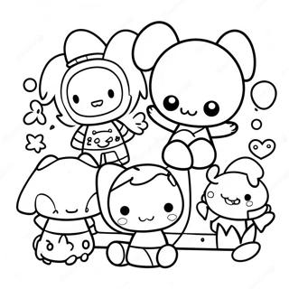 Cute Tokidoki Characters Coloring Page 72793-58327