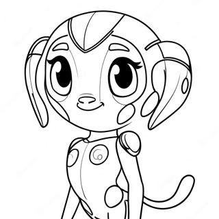 Kwami Miraculous Ladybug Coloring Page 7286-6010