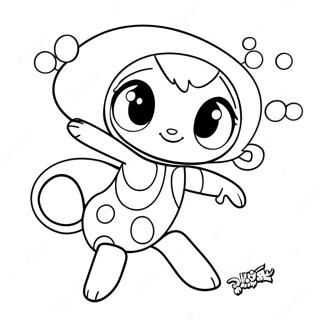 Kwami Miraculous Ladybug Coloring Page 7286-6011