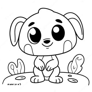 Tikki The Lucky Kwami Coloring Page 7287-5923