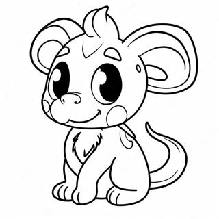 Tikki The Lucky Kwami Coloring Page 7287-6013