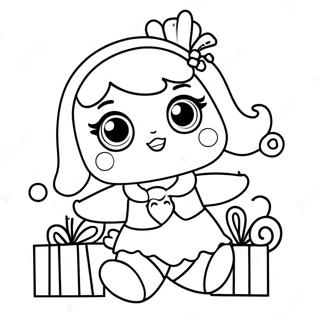 Lol Doll Christmas Coloring Page 72892-58401