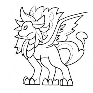 Solgaleo Coloring Page 72912-58416